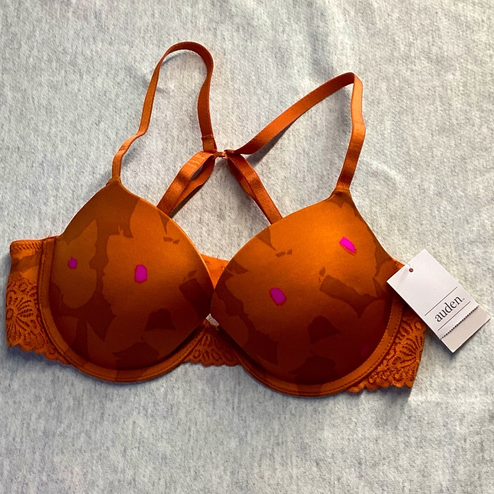 AUDEN THE DAYDREAM LIGHT LIFT WOMEN’S DEMI COVERAGE UNDERWIRE BRA SIZE: 34 B NWT